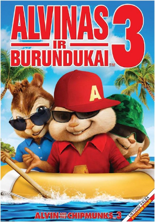 Alvinas ir burundukai 3